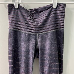 Purple striped Niyama Sol legging